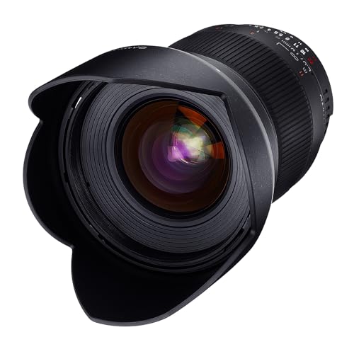 SAMYANG 882112 16/2,0 Objektiv DSLR Nikon F AE manueller Fokus automatischer Blendenring Fotoobjektiv, Weitwinkelobjektiv schwarz von SAMYANG