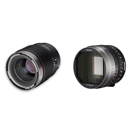 SAMYANG V-AF 100mm T2,3 FE für Sony E + Anamorphic Adapter für die V-AF Serie mit Squeeze Faktor 1,7X, Videoobjektiv, Auto Fokus Objektiv, Cine Lens 8K Unterstützung, Custom Switch und Button von SAMYANG