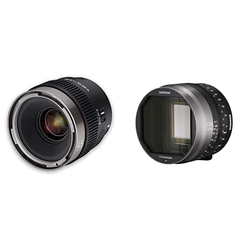 SAMYANG V-AF 45mm T1, 9 FE für Sony E + Anamorphic Adapter für die V-AF Serie mit Squeeze Faktor 1,7X, Videoobjektiv, Auto Fokus Objektiv, Cine Lens 8K Unterstützung, Custom Switch und Button von SAMYANG