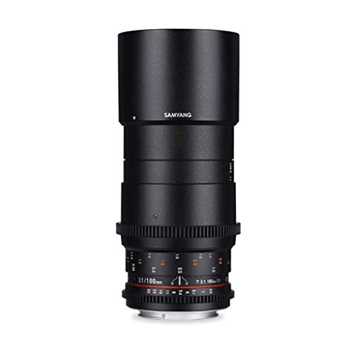 Samyang 100/3,1 Objektiv Makro Video DSLR Canon EF manueller Fokus Videoobjektiv 0,8 Zahnkranz Gear, Makroobjektiv schwarz Samyang 100/3,1 Objektiv Makro Video DSLR Canon EF manueller Fokus Videoobjektiv 0,8 Zahnkranz Gear, Makroobjektiv schwarz von SAMYANG