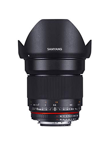 Samyang 12/2,8 Objektiv Fisheye DSLR Sony A manueller Fokus Fotoobjektiv, Superweitwinkel schwarz von SAMYANG