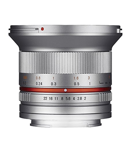 Samyang 12mm F2.0 MFT silber - Weitwinkel Festbrennweite für Micro Four Thirds Anschluss, manueller Fokus, für APS-C Kamera Olympus OM-D E-M1 III, Pen E PL10, OM-D E-M5 III, Panasonic Lumix DC-G91 Samyang 12mm F2.0 MFT silber - Weitwinkel Festbrennweite für Micro Four Thirds Anschluss, manueller Fokus, für APS-C Kamera Olympus OM-D E-M1 III, Pen E PL10, OM-D E-M5 III, Panasonic Lumix DC-G91 von SAMYANG