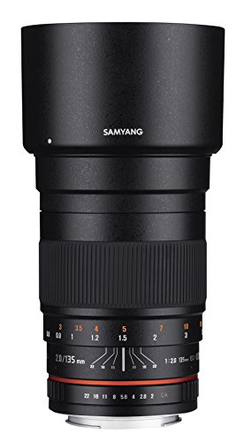 Samyang SY135M-N 135mm f/2.0 ED UMC Teleobjektiv für Nikon Digital SLR Kameras, Schwarz Samyang SY135M-N 135mm f/2.0 ED UMC Teleobjektiv für Nikon Digital SLR Kameras, Schwarz von SAMYANG