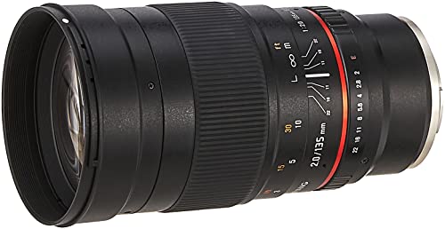 Samyang 135 mm f/2.0 ED UMC Teleobjektiv für Sony E-Mount Wechselobjektiv-Kameras von SAMYANG