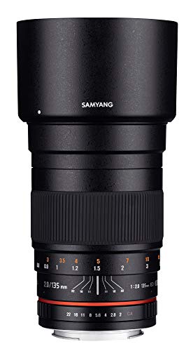 Samyang 135mm F2.0 für Pentax K – Vollformat und APS-C Teleobjektiv Festbrennweite für Pentax K-1 II, Pentax K-1, KP, K-70, K-3 II, K-S2, K-S1, K-3, K-50, K-500, K-5 II, K-30, K-r von SAMYANG