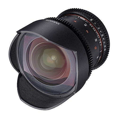 Samyang 14/3,1 Objektiv Video DSLR II Canon EF manueller Fokus Videoobjektiv 0,8 Zahnkranz Gear, Weitwinkelobjektiv schwarz Samyang 14/3,1 Objektiv Video DSLR II Canon EF manueller Fokus Videoobjektiv 0,8 Zahnkranz Gear, Weitwinkelobjektiv schwarz von SAMYANG