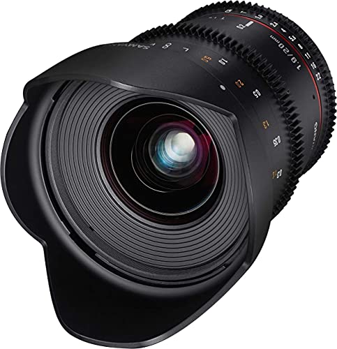 Samyang 20/1,9 Objektiv Video DSLR Nikon F manueller Fokus Videoobjektiv 0,8 Zahnkranz Gear, Weitwinkelobjektiv schwarz Samyang 20/1,9 Objektiv Video DSLR Nikon F manueller Fokus Videoobjektiv 0,8 Zahnkranz Gear, Weitwinkelobjektiv schwarz von SAMYANG
