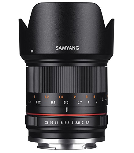 Samyang 21/1,4 Objektiv APS-C Sony E manueller Fokus Fotoobjektiv, Weitwinkelobjektiv schwarz von SAMYANG