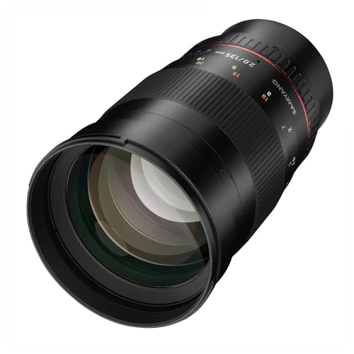 Samyang 7496 135mm F2.0 für Sony E - Vollformat und APS-C Teleobjektiv Festbrennweite für Sony Kamera mit E Mount, manueller Fokus, für Sony A1, A7S III, A7C, A6100, A6400, A6600 Samyang 7496 135mm F2.0 für Sony E - Vollformat und APS-C Teleobjektiv Festbrennweite für Sony Kamera mit E Mount, manueller Fokus, für Sony A1, A7S III, A7C, A6100, A6400, A6600 von SAMYANG