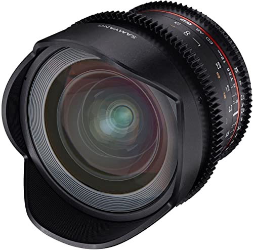 Samyang 7567 MF 16mm T2.6 Video DSLR Canon EF - manuelles Video Objektiv mit 16mm Festbrennweite für Vollformat oder APS-C Kameras mit Canon EF-Mount, ideal für Architektur und Landschaften Samyang 7567 MF 16mm T2.6 Video DSLR Canon EF - manuelles Video Objektiv mit 16mm Festbrennweite für Vollformat oder APS-C Kameras mit Canon EF-Mount, ideal für Architektur und Landschaften von SAMYANG