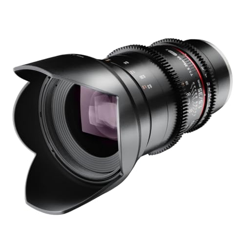 Samyang 7811 35/1,5 Objektiv Video DSLR II Sony E manueller Fokus Videoobjektiv 0,8 Zahnkranz Gear, Weitwinkelobjektiv schwarz Samyang 7811 35/1,5 Objektiv Video DSLR II Sony E manueller Fokus Videoobjektiv 0,8 Zahnkranz Gear, Weitwinkelobjektiv schwarz von SAMYANG