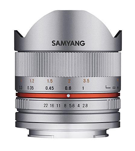 Samyang 8mm F2.8 II Objektiv für Anschluss Fuji X - silber von SAMYANG