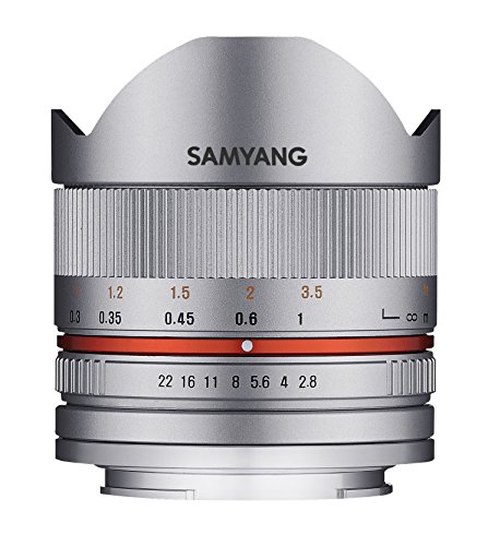 Samyang 8mm F2.8 II Objektiv für Anschluss Fuji X - silber Samyang 8mm F2.8 II Objektiv für Anschluss Fuji X - silber von SAMYANG