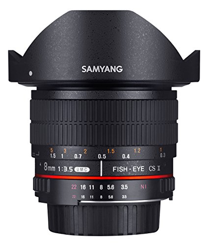 Samyang 8mm F3.5 CS II Objektiv für Anschluss Fuji X von SAMYANG