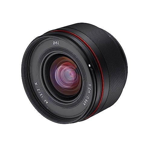 Samyang AF 12mm F2,0 Fuji X Objektiv - Autofokus Ultra Weitwinkel Festbrennweite für Fujifilm X-Mount APS-C lichtstark für Fuji X Mount Kameras X-T4 T3 X-T30 X-T20 X-E4 XE3 X-Pro 3 X-H1 Wetterschutz von SAMYANG