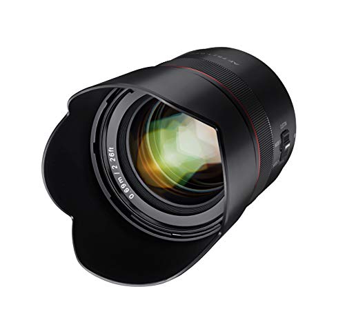 Samyang AF 75 mm F1.8 Kompaktes Autofokus-Teleobjektiv für Sony FE-Halterung, schwarz (SYIO75AF-E) von SAMYANG