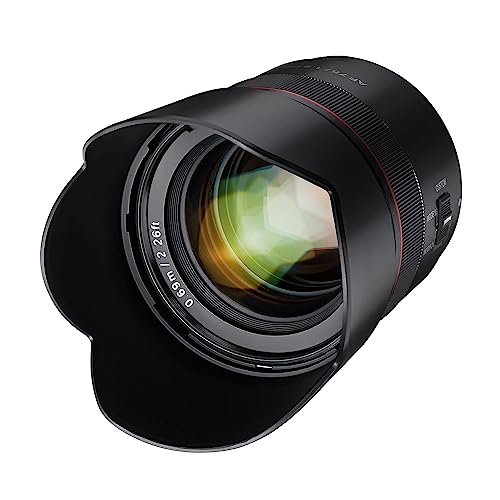 Samyang AF 75mm F1.8 FE (Tiny but Absolute) – Porträt Objektiv Autofokus Vollformat und APS-C Festbrennweite Sony E Mount für Sony A9 II A7 III A7C II A7C R A6600 A6500 A6400 A6300 A6000 A5100 A5000 von SAMYANG