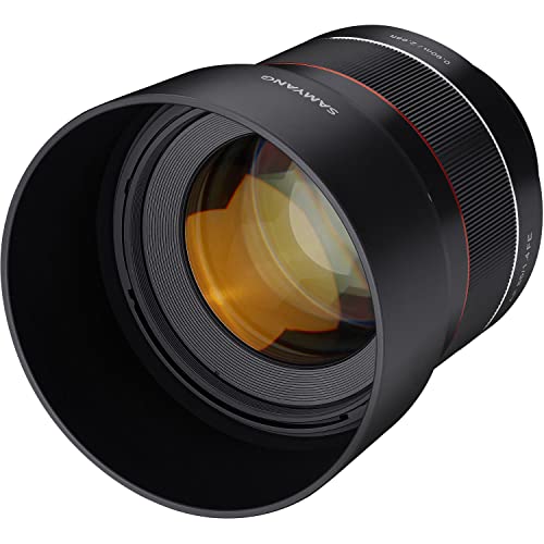 Samyang AF 85 mm /F1.4 für Sony FE - 85mm Portrait Festbrennweite Autofokus Vollformat Objektiv für Sony Alpha spiegellose Systemkameras, Vollformat und APS-C Kameras mit Sony E Mount, FE Mount von SAMYANG