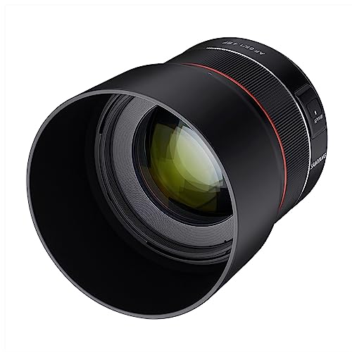 Samyang AF 85mm F1.4 EF für Canon EF I leichtes & kompaktes Tele-Objektiv für Portrait-Aufnahmen,mit schnellem DSLM Autofokus I Für Spiegelreflex Vollformat & APS-C Canon Kameras Samyang AF 85mm F1.4 EF für Canon EF I leichtes & kompaktes Tele-Objektiv für Portrait-Aufnahmen,mit schnellem DSLM Autofokus I Für Spiegelreflex Vollformat & APS-C Canon Kameras von SAMYANG
