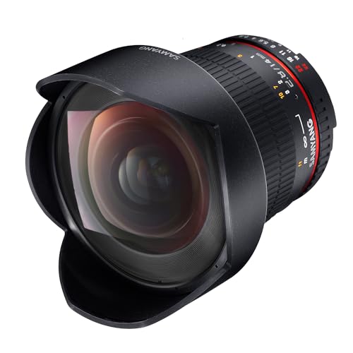 Samyang MF 14mm F2,8 Canon EF - Weitwinkelobjektiv für Vollformat & APS-C, Landschaftsfotografie, manueller Fokus, inkl. Tasche & Schutzdeckeln von SAMYANG