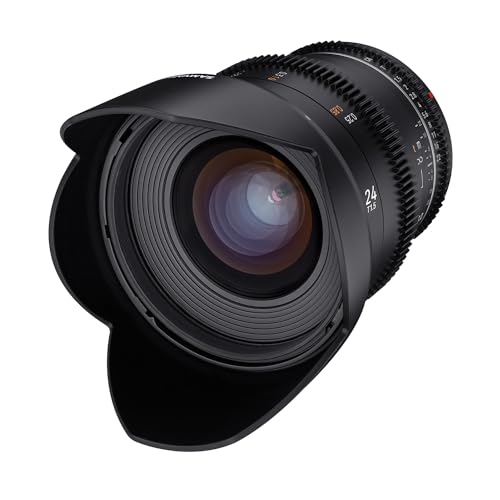 Samyang MF 24mm T1,5 VDSLR MK2 MFT – lichtstarkes T1,5 Weitwinkel Cine- und Video Objektiv für MFT Mount, 24 mm Festbrennweite, Follow Focus Zahnkränze Vollformat, APS-C und MFT, 8K Auflösung Samyang MF 24mm T1,5 VDSLR MK2 MFT – lichtstarkes T1,5 Weitwinkel Cine- und Video Objektiv für MFT Mount, 24 mm Festbrennweite, Follow Focus Zahnkränze Vollformat, APS-C und MFT, 8K Auflösung von SAMYANG