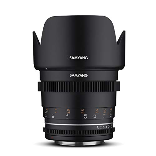 Samyang MF 50mm T1,5 VDSLR MK2 Nikon F – lichtstarkes T1,5 Normal Cine- und Video Objektiv für Nikon F Mount, 50 mm Festbrennweite, Follow Focus Zahnkränze Vollformat und APS-C, 8K Auflösung von SAMYANG