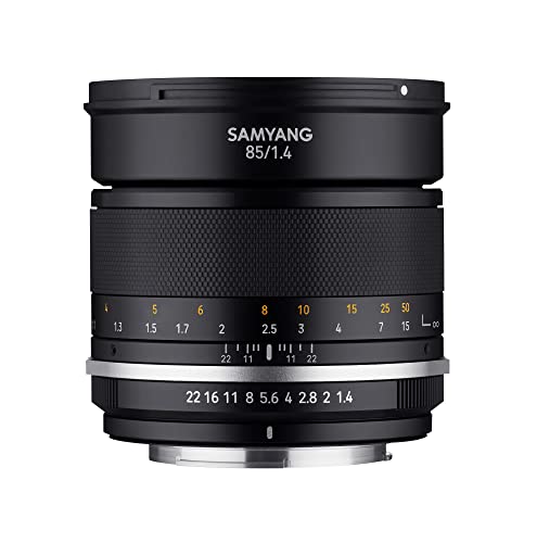 Samyang MF 85mm F1,4 MK2 Canon EF– Porträt Objektiv manueller Fokus für Vollformat und APS-C Festbrennweite Canon EF Mount, 2. Generation für Canon EOS 7D Mark II, EOS 5D Mark IV, EOS 90D, EOS 6D Samyang MF 85mm F1,4 MK2 Canon EF– Porträt Objektiv manueller Fokus für Vollformat und APS-C Festbrennweite Canon EF Mount, 2. Generation für Canon EOS 7D Mark II, EOS 5D Mark IV, EOS 90D, EOS 6D von SAMYANG