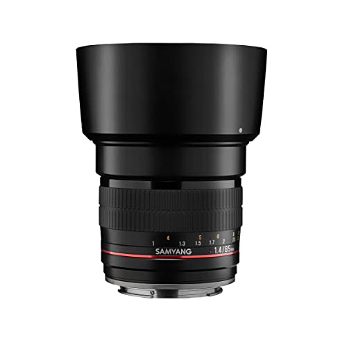 Samyang MF 85mm F1.4 AS IF UMC für Canon EF AE – Vollformat Portrait Objektiv für EF-Mount, geeignet für Canon EF AE, manueller Fokus, für Canon EOS-1D X Mark III, 6D Mark II, 5D Mark IV Samyang MF 85mm F1.4 AS IF UMC für Canon EF AE – Vollformat Portrait Objektiv für EF-Mount, geeignet für Canon EF AE, manueller Fokus, für Canon EOS-1D X Mark III, 6D Mark II, 5D Mark IV von SAMYANG