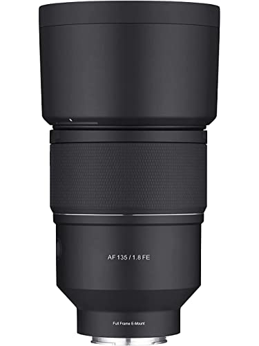 Samyang 135 mm F1.8 AF Vollformat Autofokus Teleobjektiv für Sony E Mount Kameras, schwarz, (SYIO13518-E) Samyang 135 mm F1.8 AF Vollformat Autofokus Teleobjektiv für Sony E Mount Kameras, schwarz, (SYIO13518-E) von SAMYANG