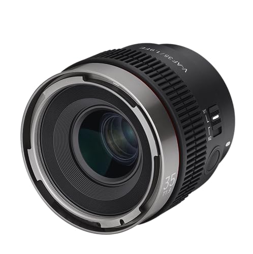 Samyang V-AF 35mm T1,9 FE für Sony E, Videoobjektiv, Auto Fokus Objektiv, Cine Lens 8K Unterstützung, Custom Switch und Custom Button von SAMYANG