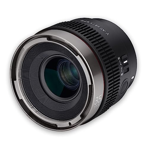 Samyang V-AF 35mm T1,9 FE für Sony E, Videoobjektiv, Auto Fokus Objektiv, Cine Lens 8K Unterstützung, Custom Switch und Custom Button von SAMYANG
