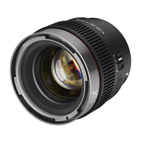 Samyang V-AF 75mm T1,9 FE für Sony E, Videoobjektiv, Auto Fokus Objektiv, Cine Lens 8K Unterstützung, Anamorphic kompatibel, Custom Switch und Custom Button Samyang V-AF 75mm T1,9 FE für Sony E, Videoobjektiv, Auto Fokus Objektiv, Cine Lens 8K Unterstützung, Anamorphic kompatibel, Custom Switch und Custom Button von SAMYANG