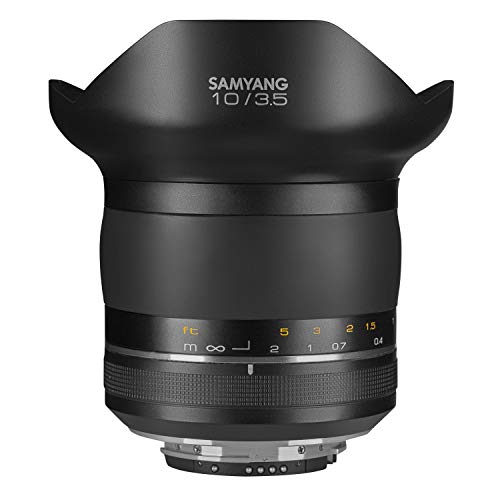Samyang XP 10mm F3.5 Nikon F - manuelles Ultraweitwinkel Objektiv, 10 mm Festbrennweite für Nikon Vollformat & APS-C Kameras mit F Anschluss, für F-Serie, ideal für Natur- und Architekturaufnahmen von SAMYANG