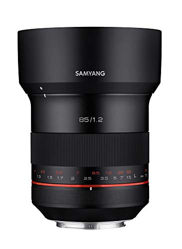 Samyang XP 85mm F1.2 Canon EF - manuelles Portrait Objektiv, 85 mm Festbrennweite für Canon Vollformat & APS-C Kameras mit EF/EF-S Anschluss, für EOS Serie, ideal für Portraits, Reisen, Produkte von SAMYANG