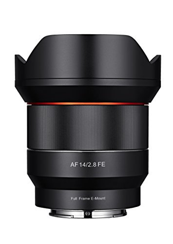 Samyang syio14af-e 14 mm f2.8 Full Frame Auto Focus Objektiv für Sony E-Mount, schwarz von SAMYANG