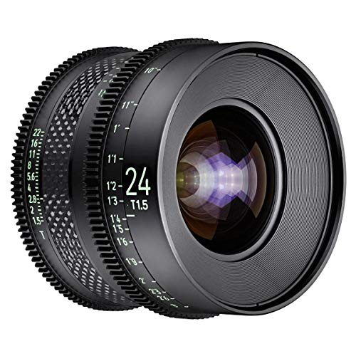 XEEN CF Cinema 24mm T1,5 PL Vollformat – professionelles Cine-Objektiv – Carbon Linsenzylinder – extrem kompakt von SAMYANG