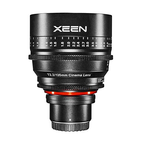 XEEN Cinema 135mm T2,2 MFT Vollformat Objektiv MF Cine Video Lens für hohe Auflösungen mit Follow Focus Zahnkränze von SAMYANG