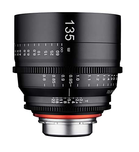 XEEN Cinema 135mm T2,2 Sony E Vollformat Objektiv MF Cine Video Lens für hohe Auflösungen mit Follow Focus Zahnkränze von SAMYANG