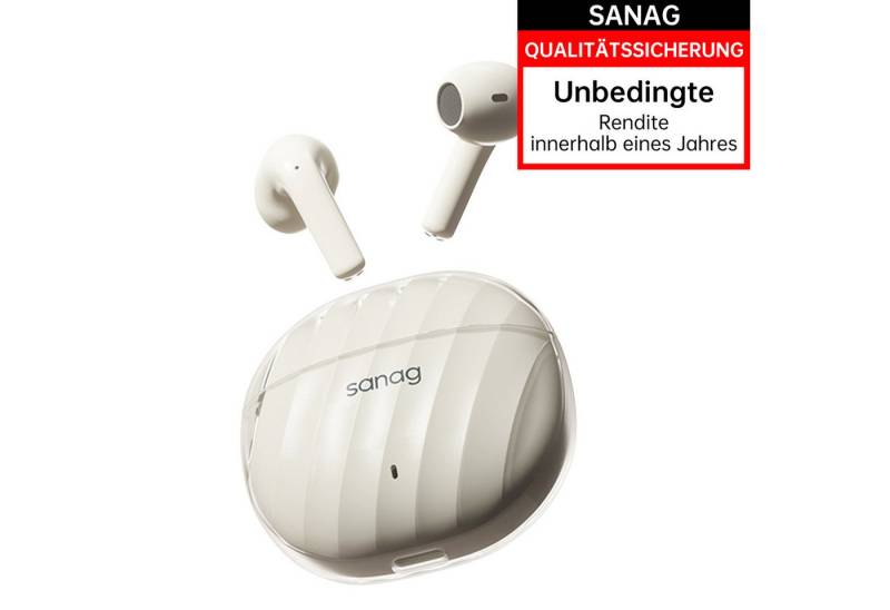 SANAG Bluetooth Kopfhörer Mit Bluetooth 5.3 Version, TWS Kopfhörer Kabellos In-Ear-Kopfhörer (Active Noise Cancelling (ANC), Dolby Atmos, True Wireless) von SANAG