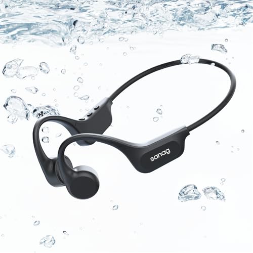 SANAG Bone Conduction Headphones Bluetooth 5.3 Open Ear Wireless Swimming Headphones Built-in 64GB Memory IPX8 Waterproof Sport Earphones Noise Reduction with Mic 10H Playtime for Gym Running Cycling SANAG Bone Conduction Headphones Bluetooth 5.3 Open Ear Wireless Swimming Headphones Built-in 64GB Memory IPX8 Waterproof Sport Earphones Noise Reduction with Mic 10H Playtime for Gym Running Cycling von SANAG
