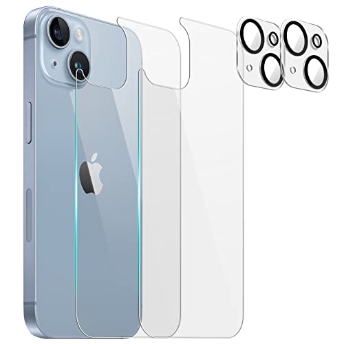 SANCA 2x Gehärtetes Glas Schutzfolie für iPhone 14 Rückglas & Kameraobjektiv. Kratzfest. Kompatibel mit iPhone 14 6,1" Display. SANCA 2x Gehärtetes Glas Schutzfolie für iPhone 14 Rückglas & Kameraobjektiv. Kratzfest. Kompatibel mit iPhone 14 6,1" Display. von SANCA