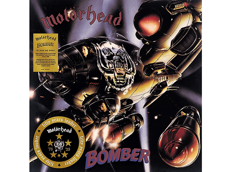Motörhead - Bomber (50th Anniv. Blue And Black Splatter LP) (Vinyl) von SANCTUARY RECORDS