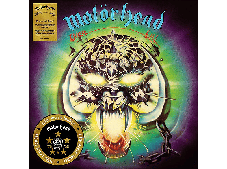 Motörhead - Overkill (50th Anniv.Turquoise And Blue Splatter LP) (Vinyl) von SANCTUARY RECORDS