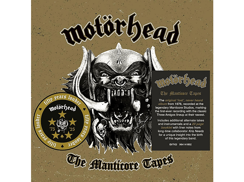 Motörhead - The Manticore Tapes (CD) von SANCTUARY