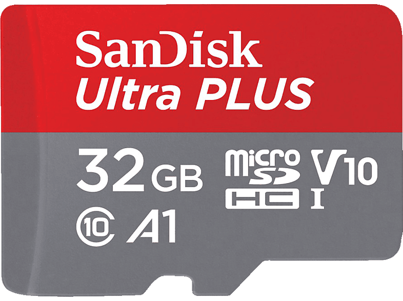 SANDISK 121508, Micro-SDHC Ultra Speicherkarte, 32 GB, 130 MB/s von SANDISK