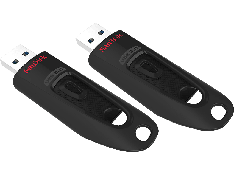 SANDISK 2er Pack Ultra - USB-Flash-Laufwerk, 64 GB, 130 MB/s, Schwarz SANDISK 2er Pack Ultra - USB-Flash-Laufwerk, 64 GB, 130 MB/s, Schwarz von SANDISK