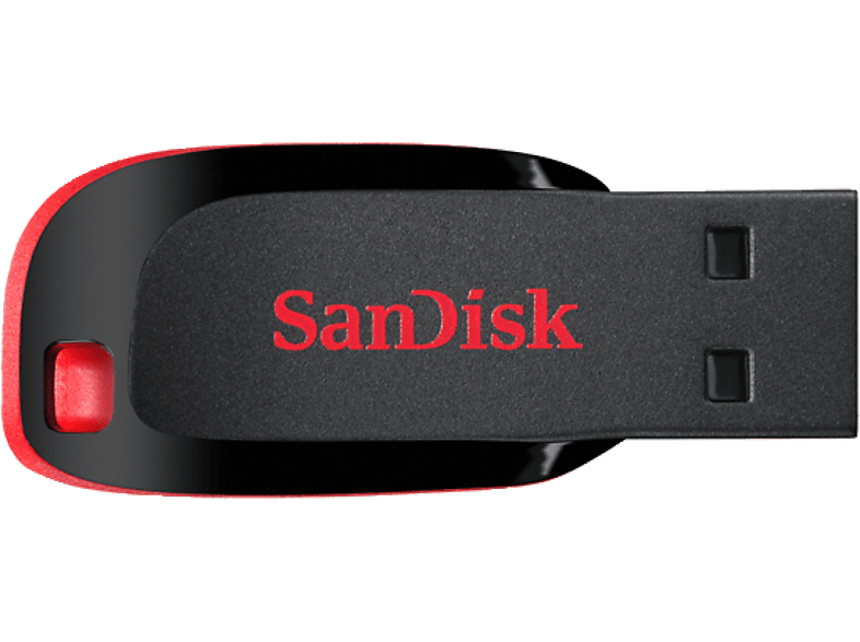 SANDISK Cruzer Blade USB-Stick, 128 GB, Schwarz/Rot SANDISK Cruzer Blade USB-Stick, 128 GB, Schwarz/Rot von SANDISK