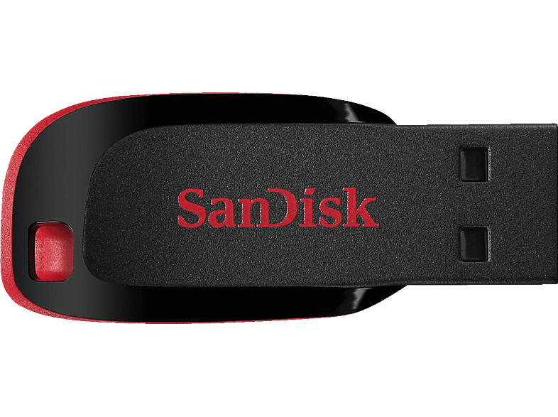 SANDISK Cruzer Blade USB-Stick, 16 GB, 15 MB/s, Rot von SANDISK