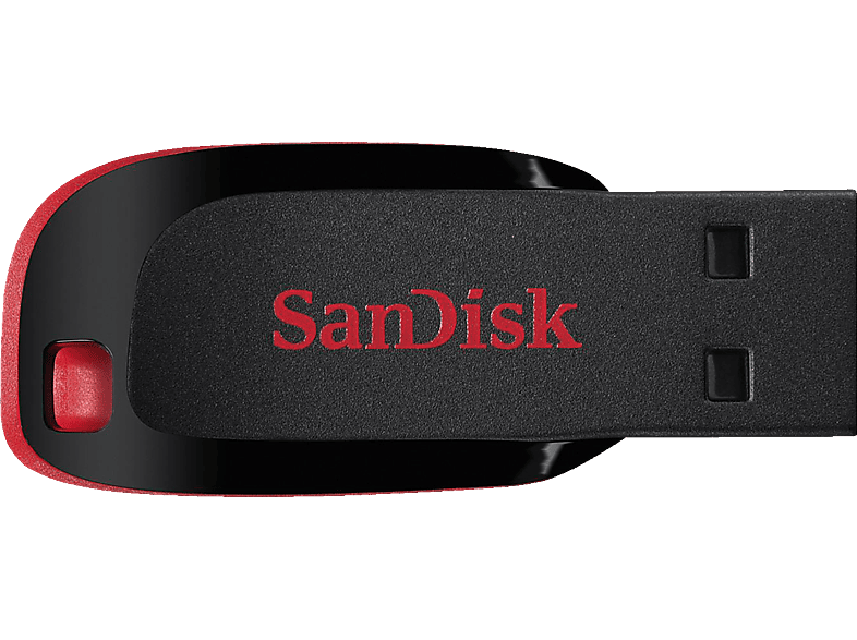 SANDISK Cruzer Blade USB-Stick, 32 GB, 15 MB/s, Rot von SANDISK