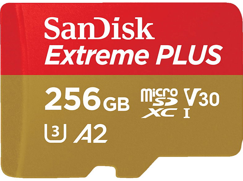 SANDISK Elite Extreme® PLUS UHS-I, Micro-SDXC Speicherkarte, 256 GB, 200 MB/s von SANDISK